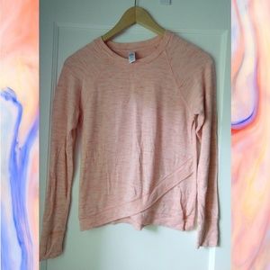 Athleta Girl soft peach top, L/12